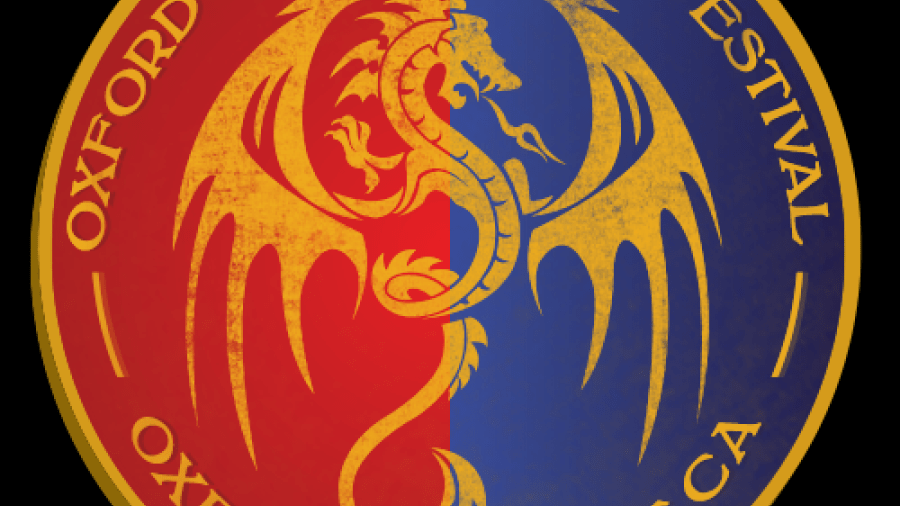 Oxford Renaissance Festival - Red and blue Logo