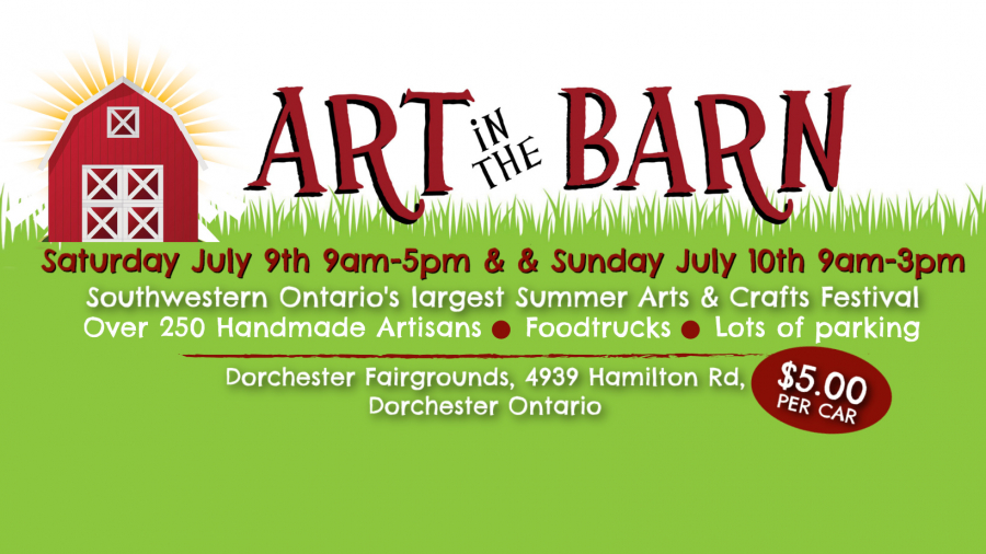 Art in the barn poster 