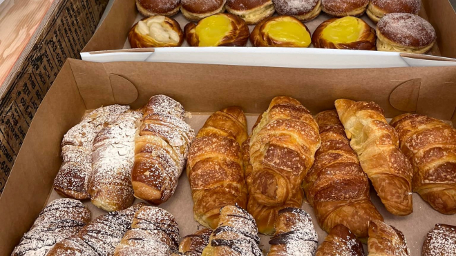 variety of pastries 