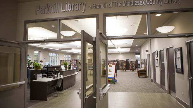 Parkhill Public Library interior 