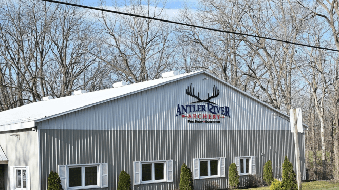 Antler River Archery exterior building 