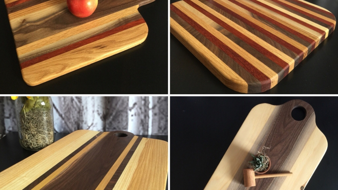 wood trays and platters made by imagination created