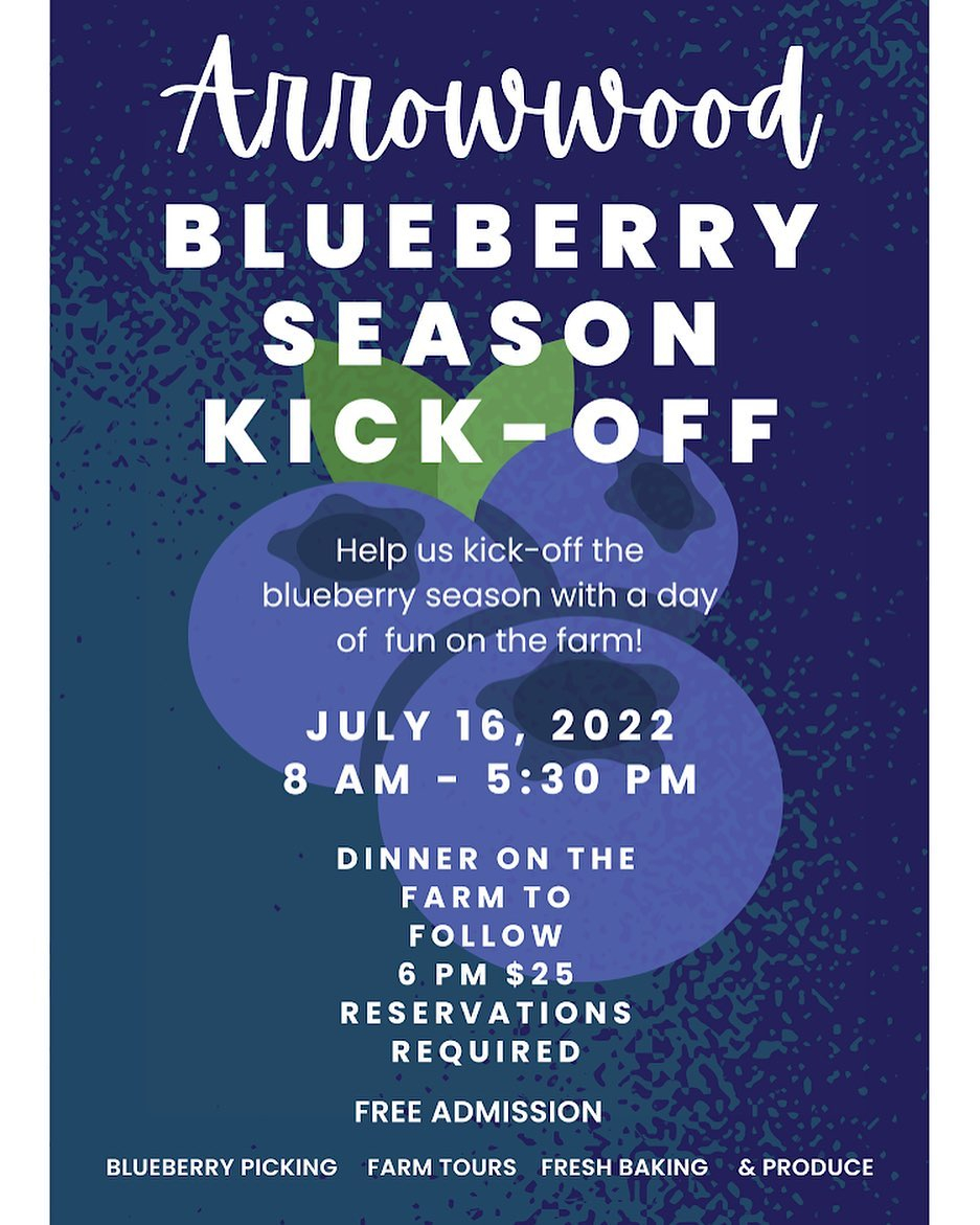 blueberry arrowwood kick off poster