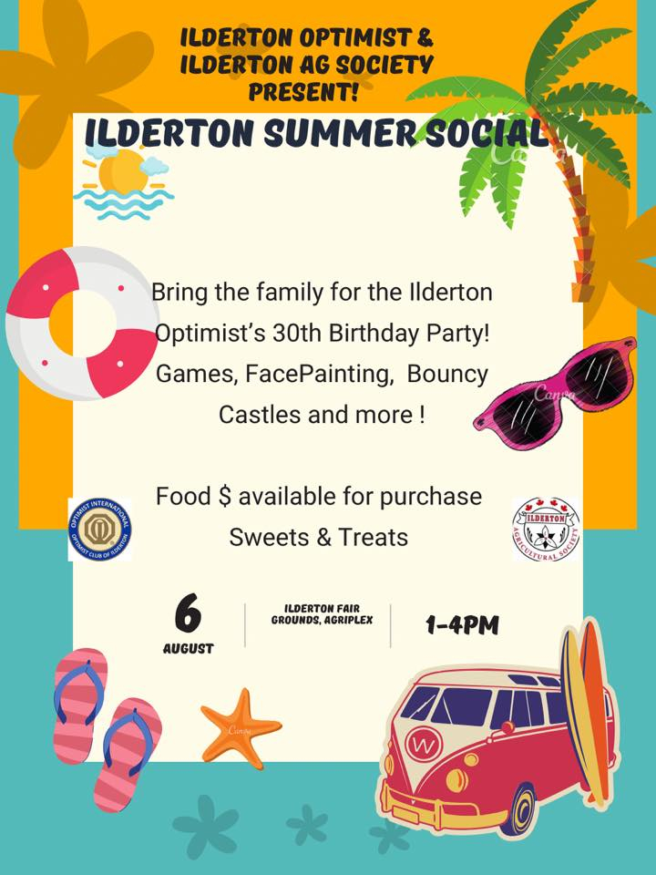 ilderton summer social poster