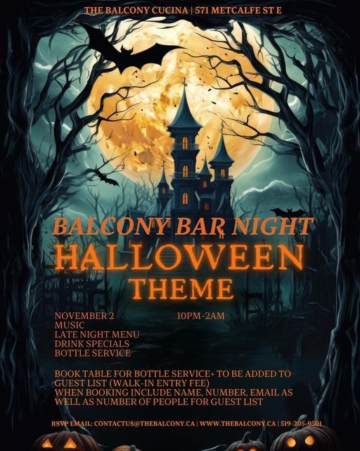 Balcony Bar Night poster