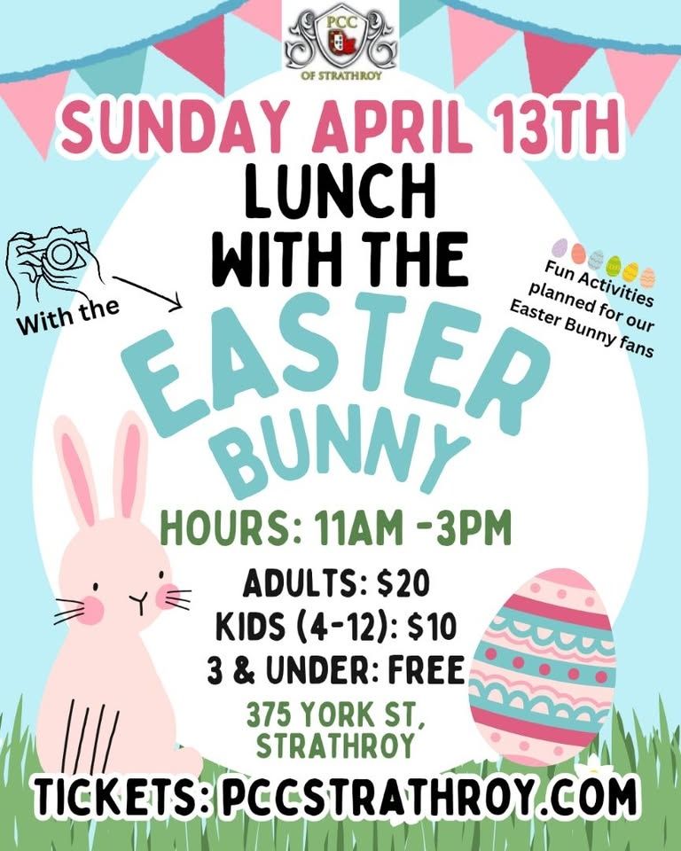 Lunch with the Easter Bunny 