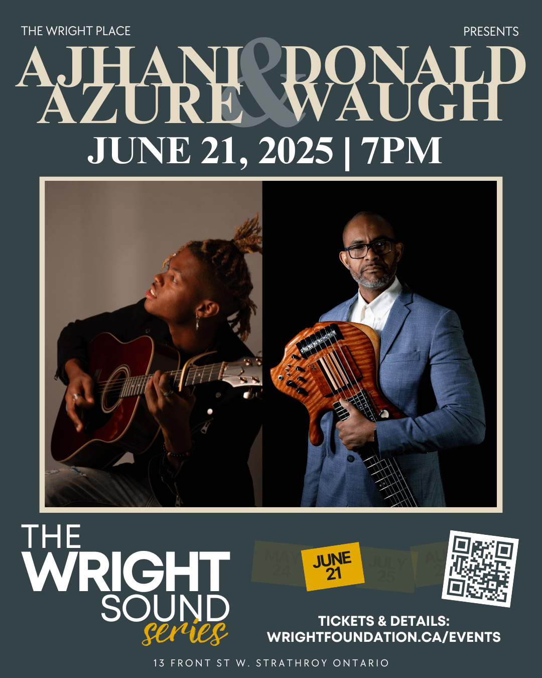 Ajhani Azure & Donald Waugh LIVE at The Wright Place
