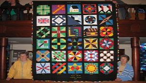 one of george ward's hand made quilt 