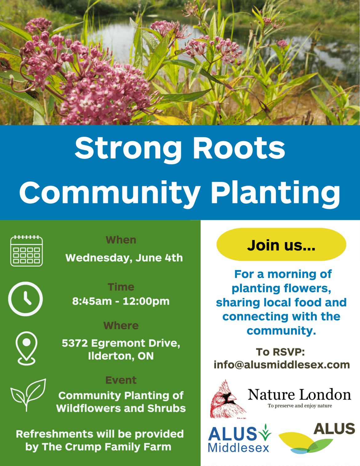 Strong Roots Community Planting Event