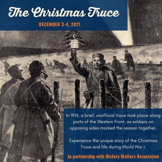 Christmas truce information poster 
