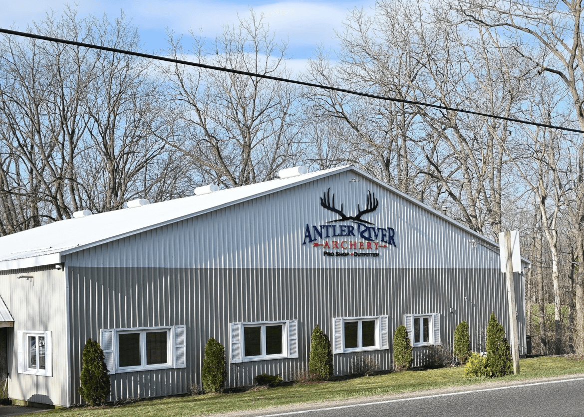 Antler River Archery exterior building 