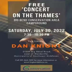 free concert info poster