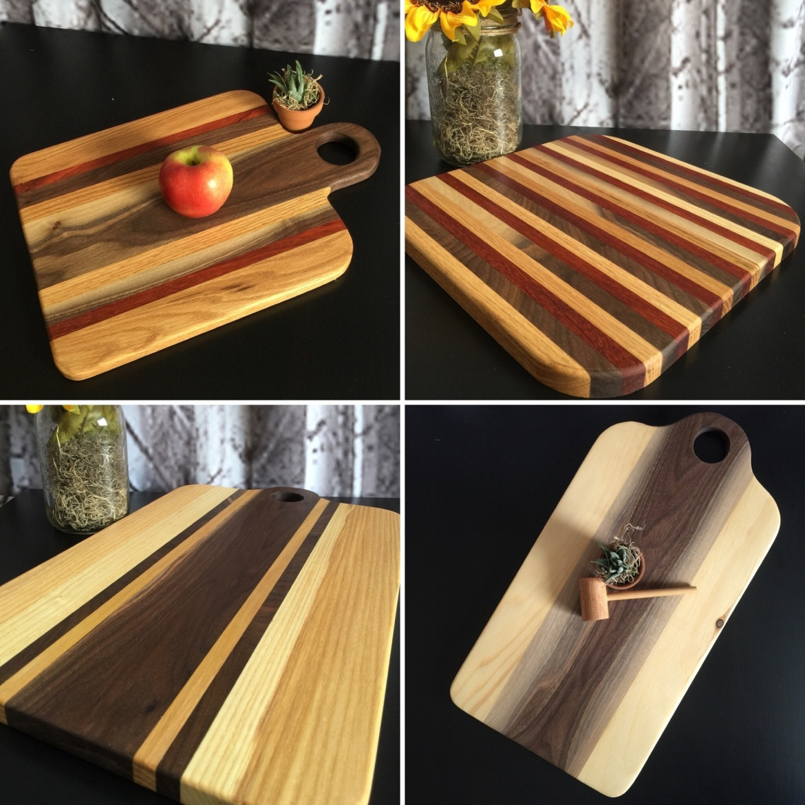 wood trays and platters made by imagination created