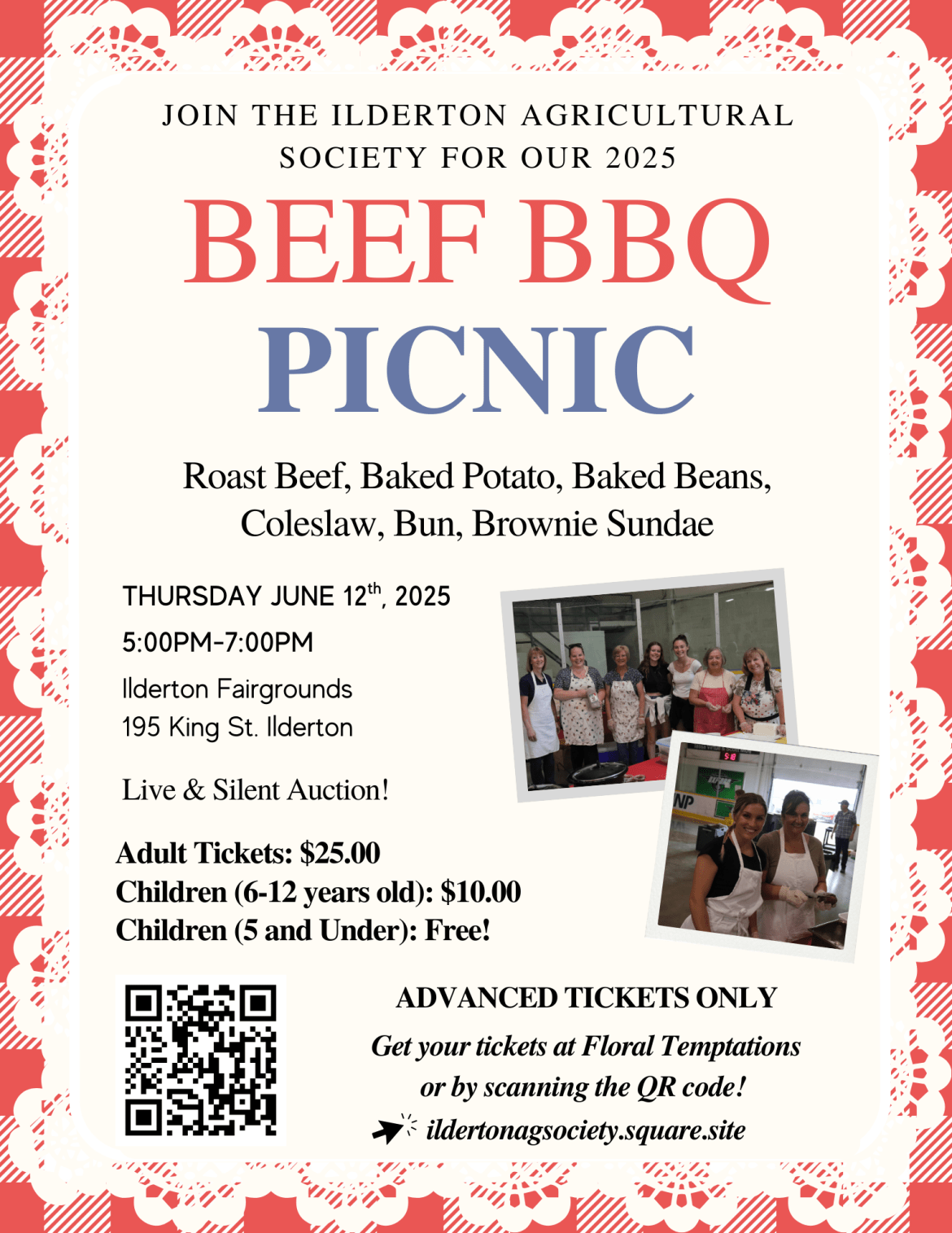 Beef bbq picnic