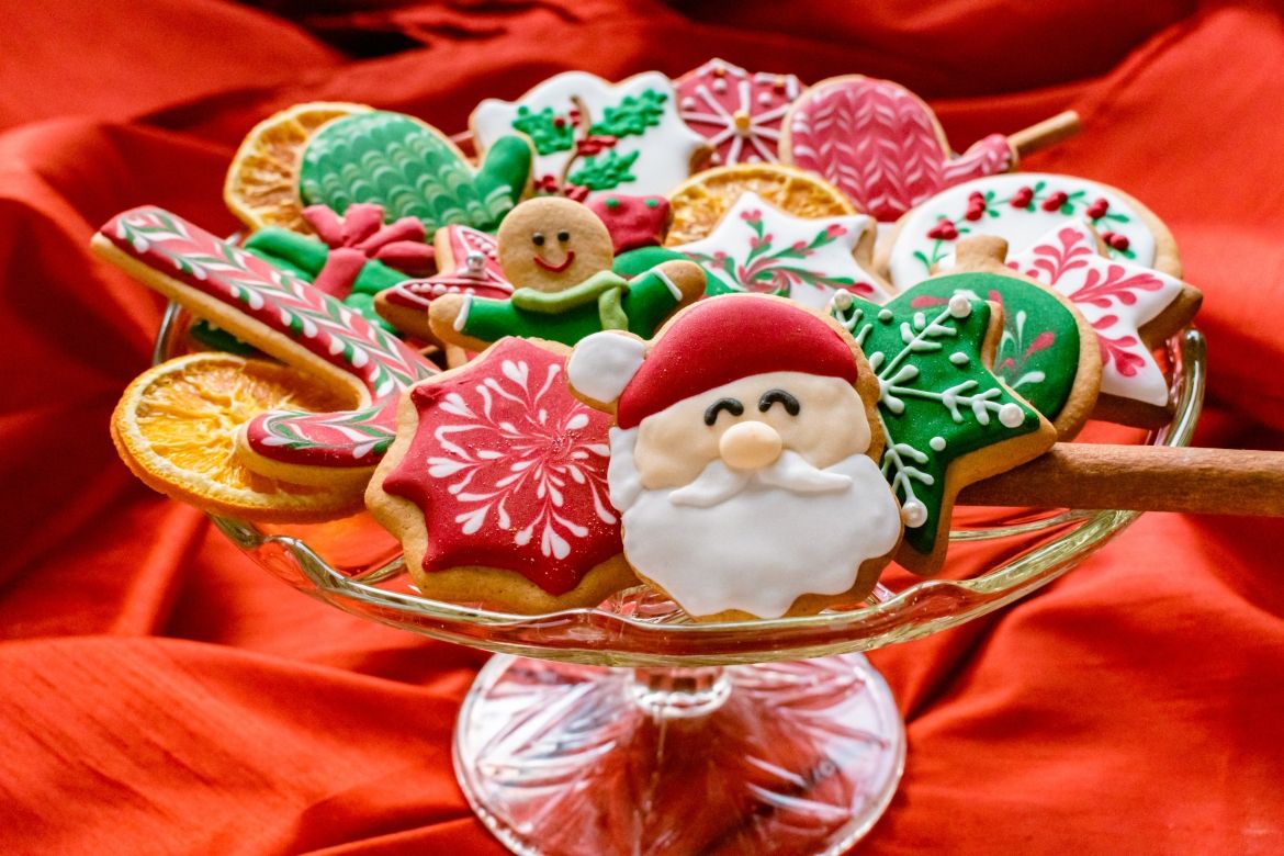 santa cookies