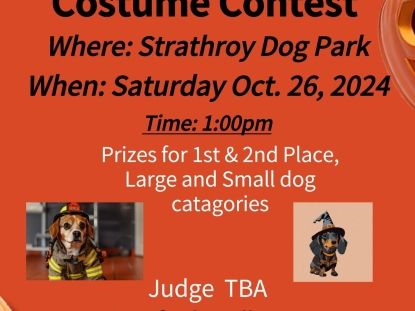 Doggo Halloween Costume Contest Poster